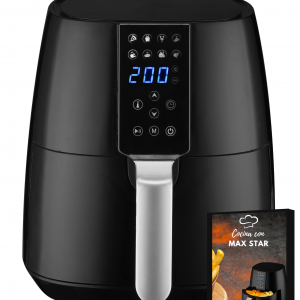 max-star-freidora-de-aire-sin-aceite-robot-de-cocina-de-3.8-litros-negra-acero-inoxidable-electrodomesticos